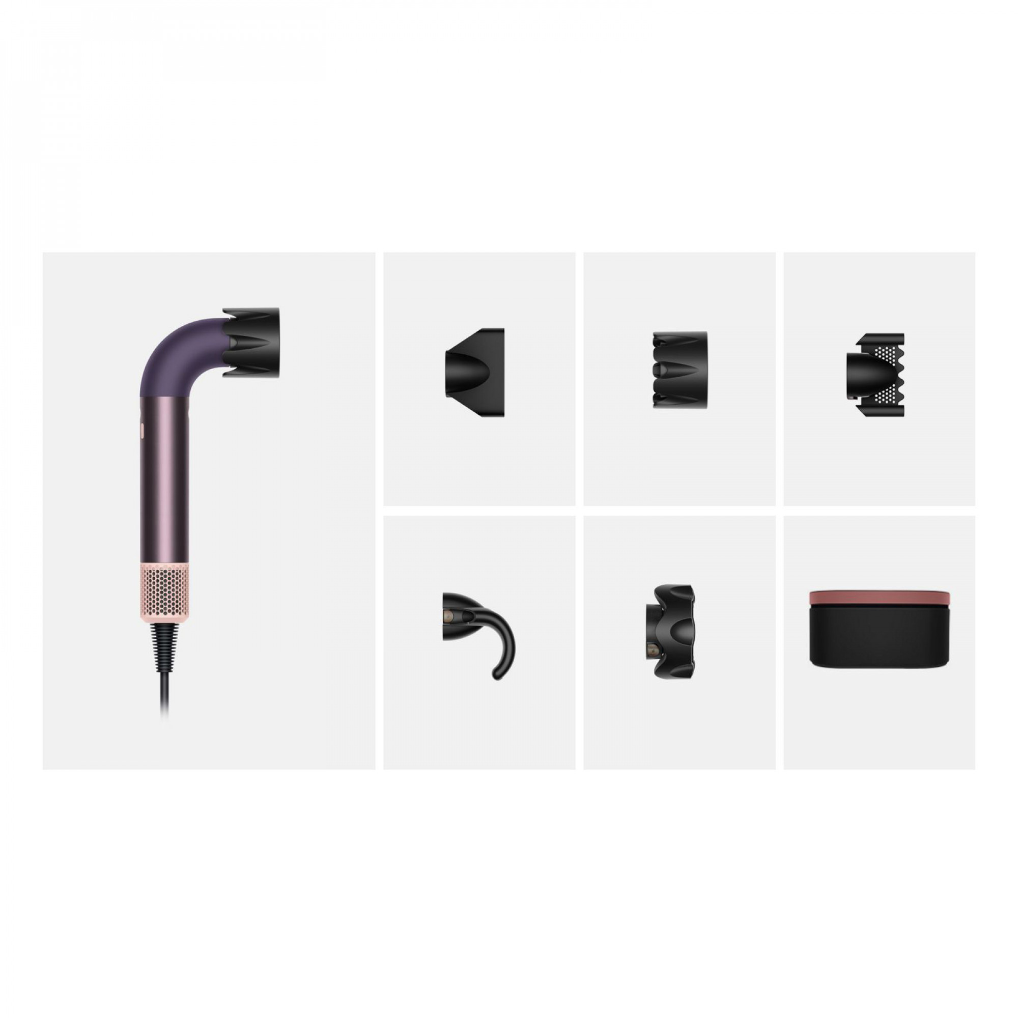Фен Dyson HD17 Supersonic R Pro Hair Dryer Curly+Coily -Jasper Plum (123486-01) EU